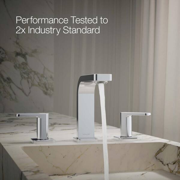KOHLER Parallel 8 in. Widespread 2-Handle Bathroom Faucet in