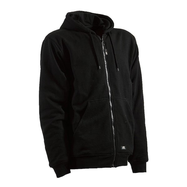 Berne Men's 4 XL Tall Black 100% Polyester Original Hooded Sweatshirt