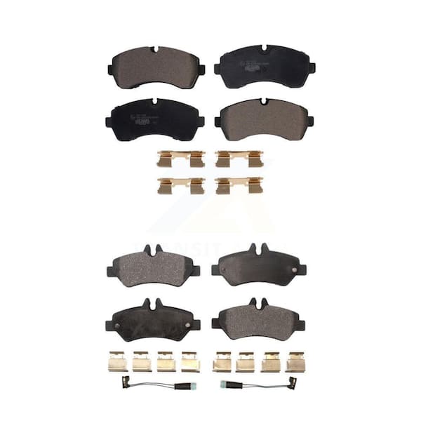 TEC Front Rear Ceramic Brake Pads Kit For Sprinter 3500 Mercedes-Benz Freightliner Dodge KTC-100629