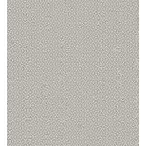 Hui Grey Paper Weave Grass Cloth Wallpaper