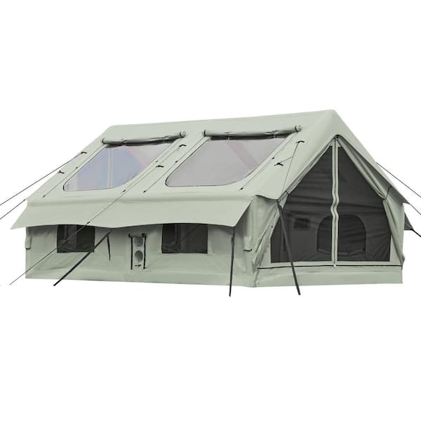 HOMMOW 10 ft. x 13 ft. Inflatable Camping Tent, Waterproof