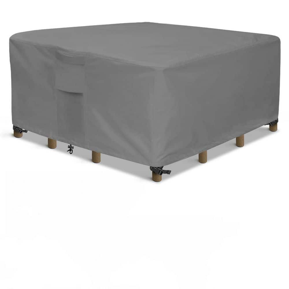 Waterproof Outdoor Patio Dining Table and Chairs Set Cover, Gray price history on PriceWatchPro
