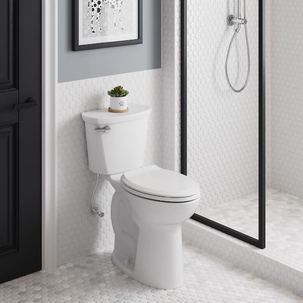 Cadet PRO 12 in. 2-Piece 1.28 GPF Single Flush Extra Tall Elongated Toilet in White