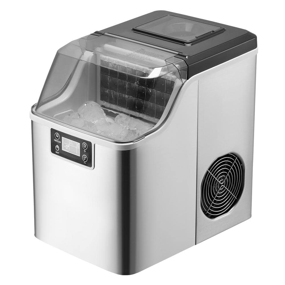 Countertop Ice Maker Machine 45 lb./24H with Self-Cleaning, 3 Ice Sizes, and 3.2L Water Tank