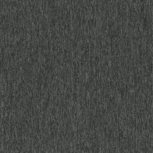 Chase - Spirit - Black Commercial/Residential 24 x 24 in. Glue-Down Carpet Tile Square (72 sq. ft.)