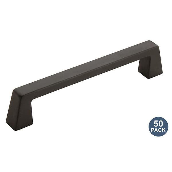 Blackrock 3 3/4 in.  96 mm  Black Bronze Drawer Pulls (50-Pack)