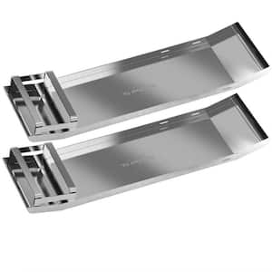 Stainless Steel Curved End Knee Boards (Pair)