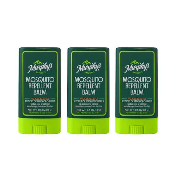 Natural Lemon Scented Mosquito and Insect Repellent Balm Stick (3-Pack)