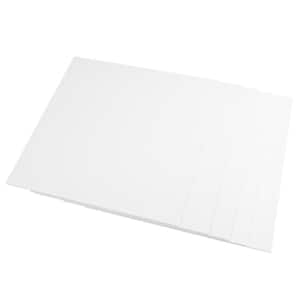 12 in. x 12 in. x 0.12 in.(3mm) PVC Waterproof Foam Sheet White Plastic Sheet, DIY Making, (10-Pack)