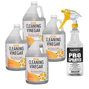 128 oz. Vinegar All Purpose Cleaner Mandarin Orange (4-Pack) and 32 oz. Spray Bottle Value Pack
