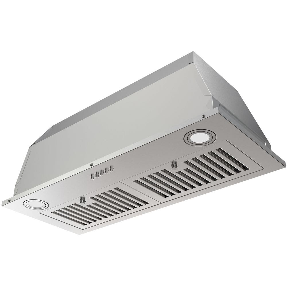 30-Inch Stainless Steel Convertible Insert Range Hood with Charcoal Filter
