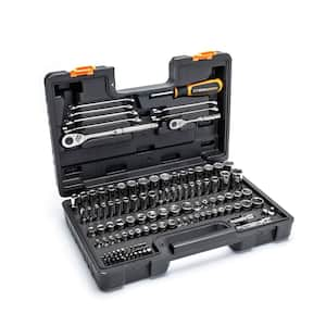 1/4 in. and 3/8 in. SAE/MM Mechanics Hand Tool Set (121-Piece)