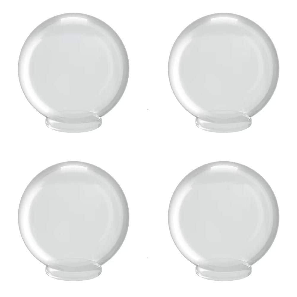6 in. Smooth Acrylic White Globe with 3.14 in. Fitter Neck (4-Pack) - Fixture Not Included price history on PriceWatchPro