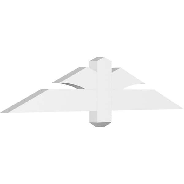 Ekena Millwork Redmond 48 in. W x 10 in. H x 2 in. D Signature Polyurethane Bracket