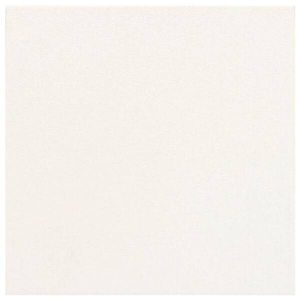 Daltile Colour Scheme Arctic White Solid 18 in. x 18 in. Porcelain Floor and Wall Tile (18 sq. ft. / case)