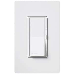 Diva 3-Speed Fan Control with Wallplate, Single-Pole/3-Way, 1.5 Amp, White (DVWFSQ-FH-WH)