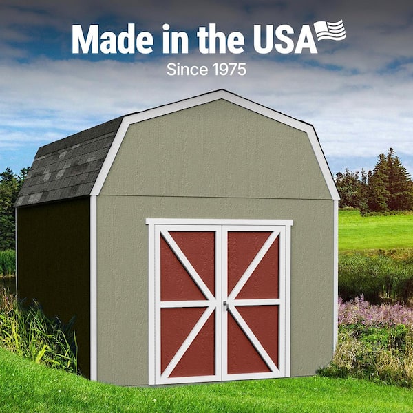 Do-it Yourself Braymore 10 ft. x 16 ft. Outdoor Wood Storage Shed with Smartside and Floor system Included (160 sq. ft.)