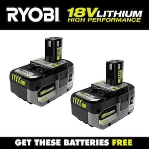 ONE+ 18V 4.0 Ah Lithium-Ion HIGH PERFORMANCE Battery (2-Pack)