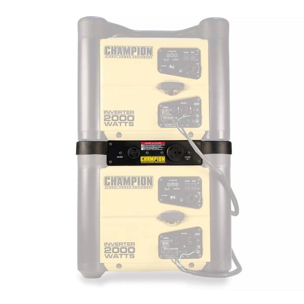 Champion Power Equipment 30-Amp RV Ready Parallel Kit for Linking Two Stackable 2000-Watt Inverter Generators Champion Power Equipment 30-Amp RV Ready Parallel Kit for Linking Two Stackable 2000-Watt Inverter Generators
