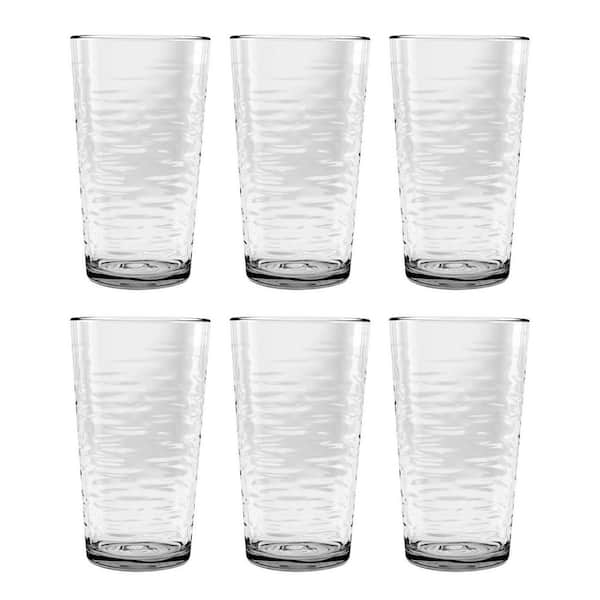 Foundry 21 oz. Dishwasher Safe Clear Acrylic Drinking Glass