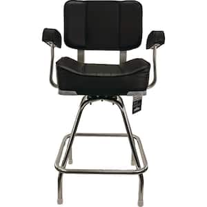 Deluxe Captain's Seat with Stand - Black