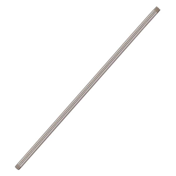 1/2 in. x 24 in. Brass Pipe Nipple in Satin Nickel