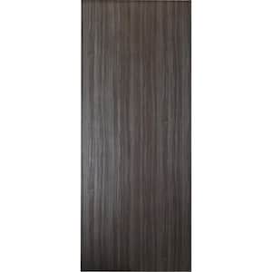 36 in. x 80 in. Paola Gray Oak Finished Textured Solid Core Composite Interior Door Slab No Bore