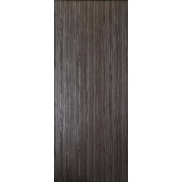 Belldinni 36 in. x 80 in. Paola Gray Oak Finished Textured Solid Core Composite Interior Door Slab No Bore