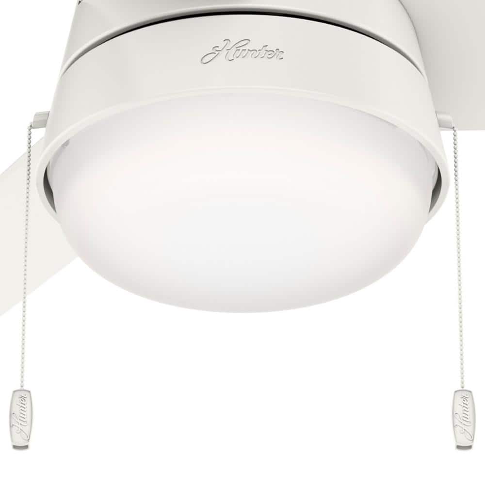 Aker 52" Fresh White 3-Blade LED Ceiling Fan with Reversible Blades