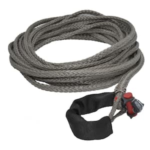 3/8 in. x 50 ft. Synthetic Winch Line Extension with Integrated Shackle