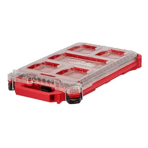 PACKOUT 5-Compartment Low-Profile Compact Small Parts Organizer