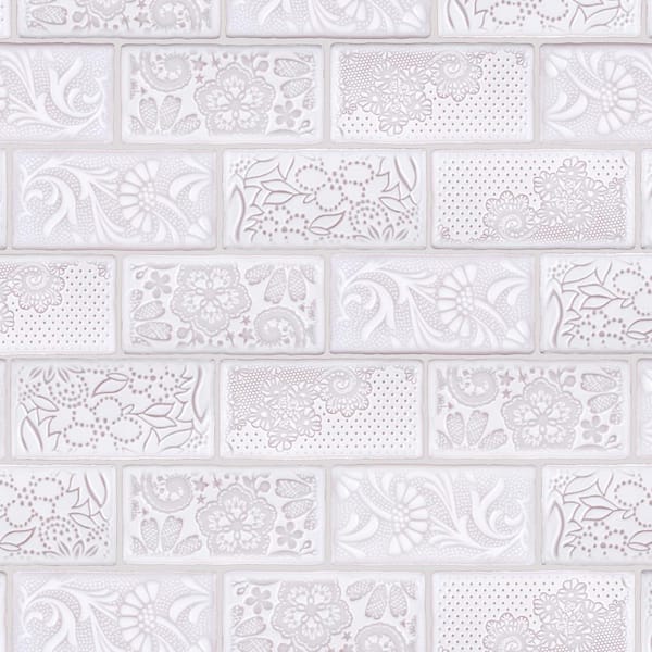 Merola Tile Antic Feelings Milk 3 in. x 6 in. Ceramic Wall Tile (4.16 sq. ft./Case)
