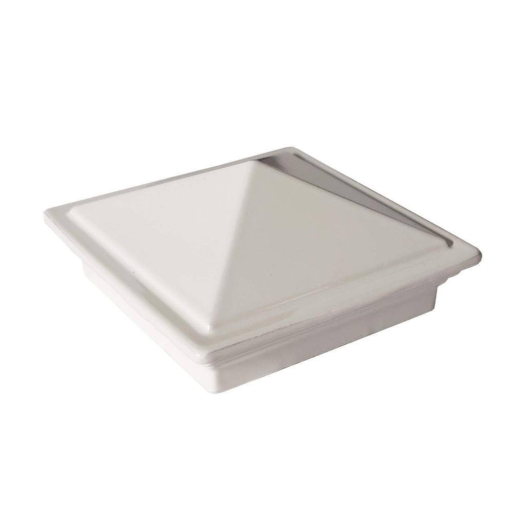 "2"" x 2"" Aluminum Pyramid Post Cap for Metal Posts - Pressure Fit - White - 1 Pack - DHPPC20WF" price history on PriceWatchPro