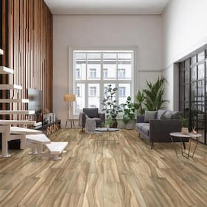 Meliana Cafe 9 in. x 48 in. Matte Porcelain Floor and Wall Tile (648 sq. ft./Pallet)