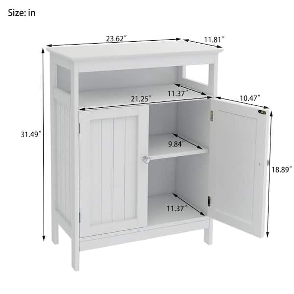 VASAGLE Small Bathroom Storage Cabinet, Slim Bathroom Storage