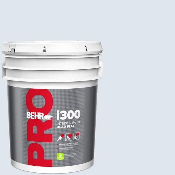 BEHR PRO 5 gal. #580A-1 Fog Dead Flat Interior Paint