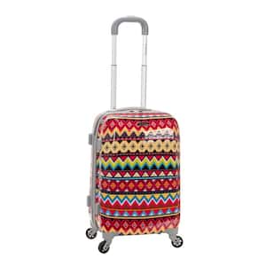 Vision 20 in. Tribal Hardside Carry-On Suitcase