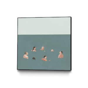 30 in. x 30 in. "The Swimmers I" by Emma Scarvey Framed Wall Art