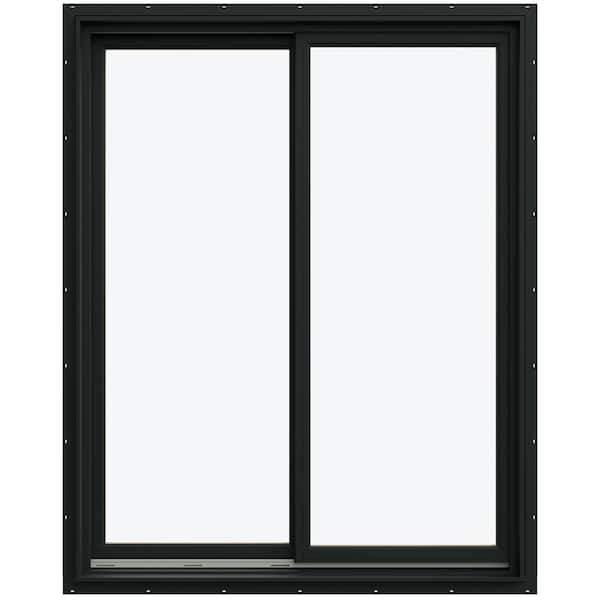 JELD-WEN 47.3125 in. x 59.5625 in. W-5500 Left-Hand Sliding Wood Clad Window