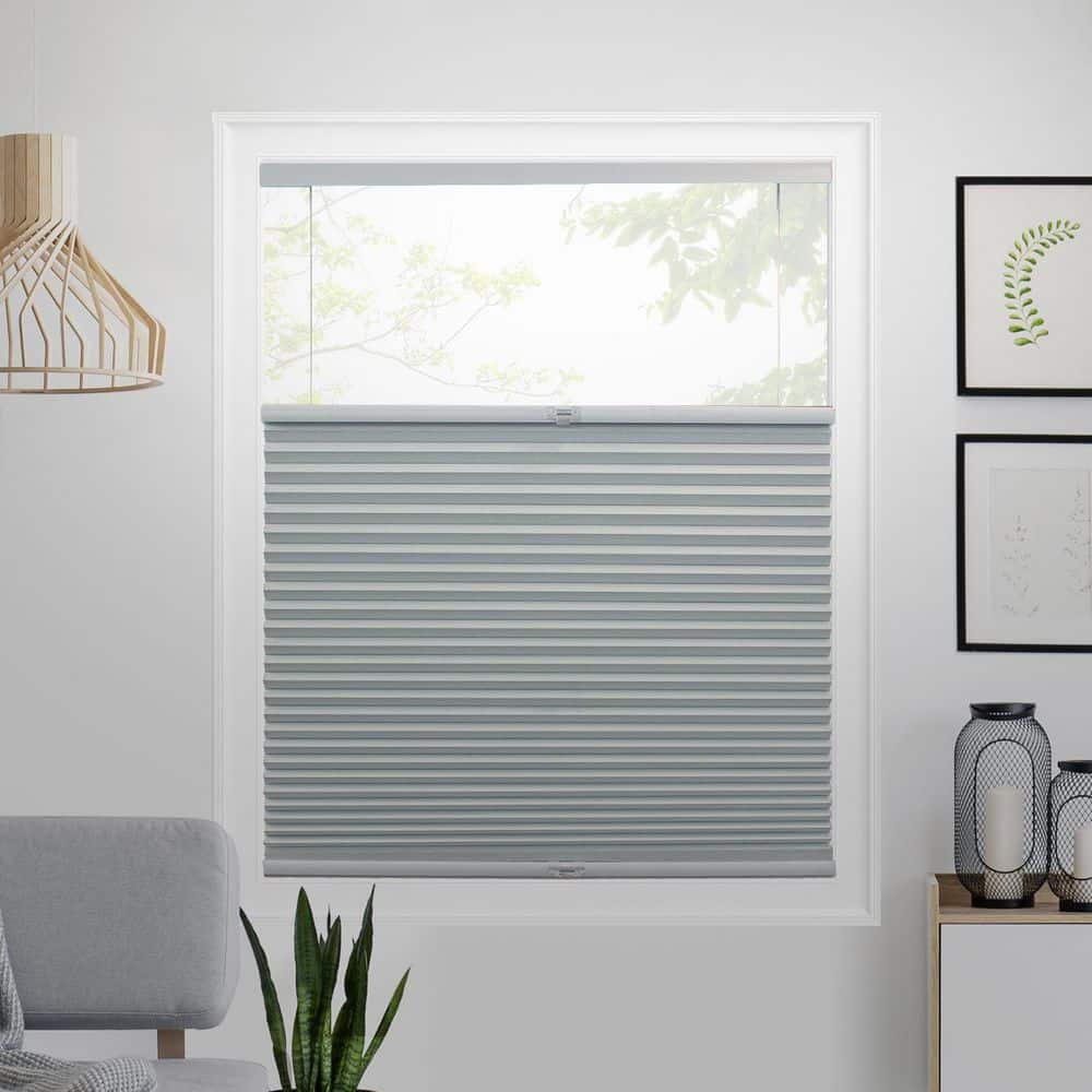 Cut-to-Size Snowfall Top Down Bottom Up Blackout Polyester Cellular Shade 55 in. W x 48 in. L price history on PriceWatchPro