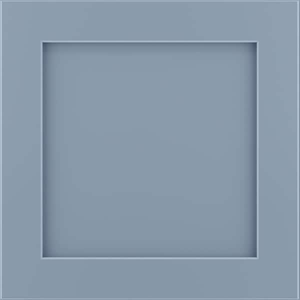 American Woodmark San Mateo 9 7/8-in. W x 3/4-in. D x 10-in. H in Painted Mist Cabinet Door Sample