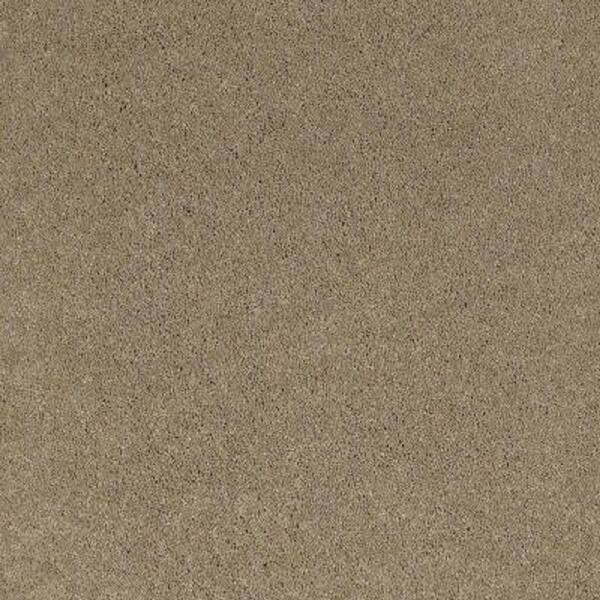 SoftSpring Carpet Sample - Tremendous II - Color Antler Texture 8 in. x 8 in.