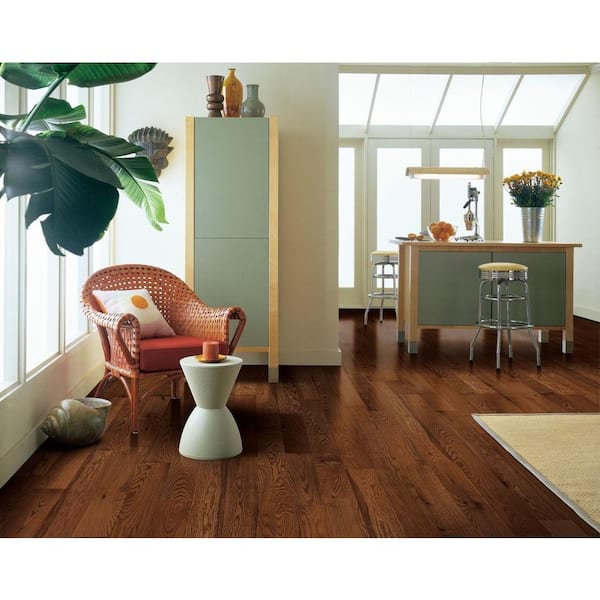 American Originals Brown Earth Oak 3/8 in. T x 5 in. W T+G Smooth Engineered Hardwood Flooring (22 sq.ft./ctn)