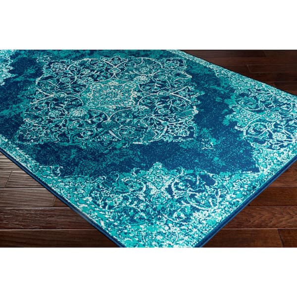 Westbrook Oriental Machine Woven Chenille Area Rug in Light Sky Blue Langley Street Rug Size: Runner 2'7 x 14