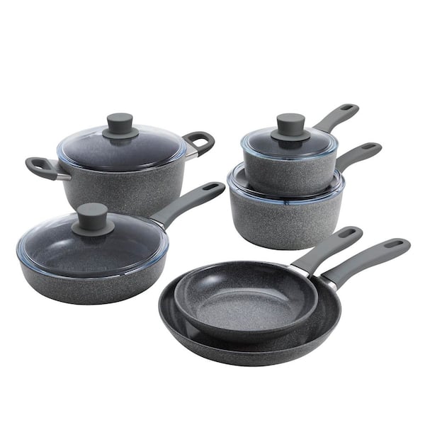 Parma Plus Ceramic 10-Pieces Aluminum Ceramic Nonstick Cookware Set