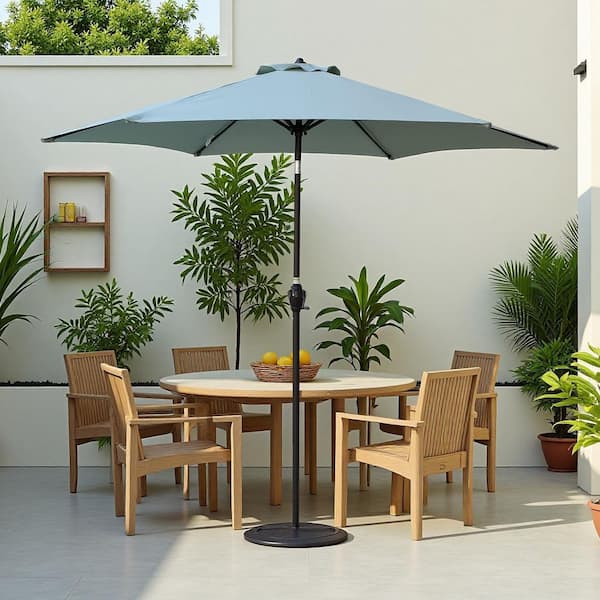 SUNVIVI 7.5 ft. Patio Umbrella Outdoor Table Market Umbrella