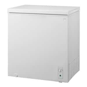 30.31 in. in 7 Cu. Ft. Freezer Manual Defrost Chest Freezer with Stay Open Lid in White Garage Ready