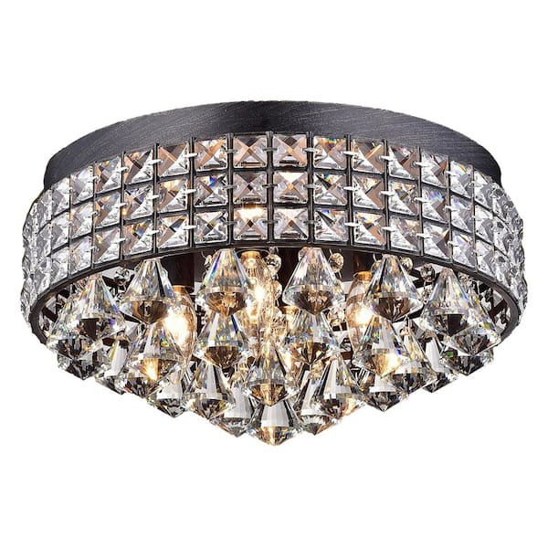 Sefinn Four 6-Light Canopy Ceiling Crystal Chandelier