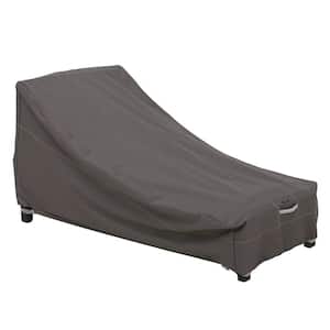 KHOMO GEAR Grey Chaise Outdoor Weatherproof Heavy-Duty Patio Furniture ...