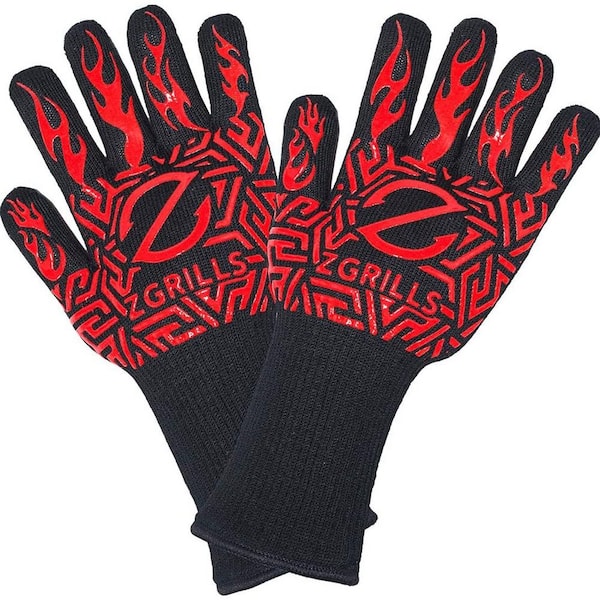 Grill Gloves Heat Resistant Oven Gloves Oven Mitts BBQ Gloves 